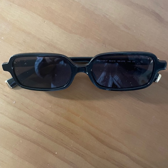 Miu Miu Accessories - Miu Miu Black Sunglasses